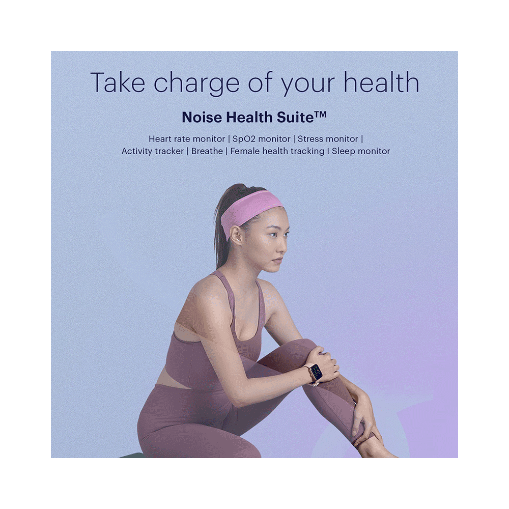 Noise Color Fit Pulse Go Buzz Smartwatch Midnight Blue - Image 7