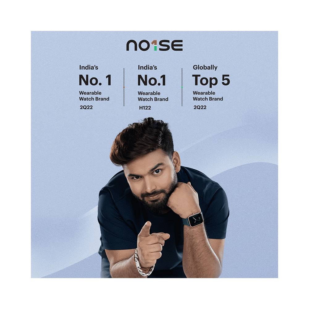 Noise Color Fit Pulse Go Buzz Smartwatch Midnight Blue - Image 12