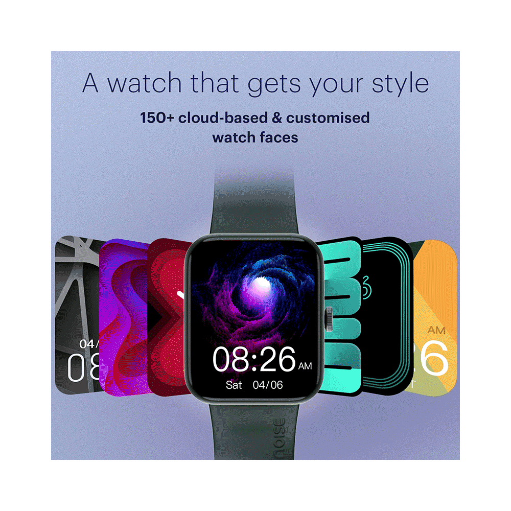 Noise Color Fit Pulse Go Buzz Smartwatch Midnight Blue - Image 8