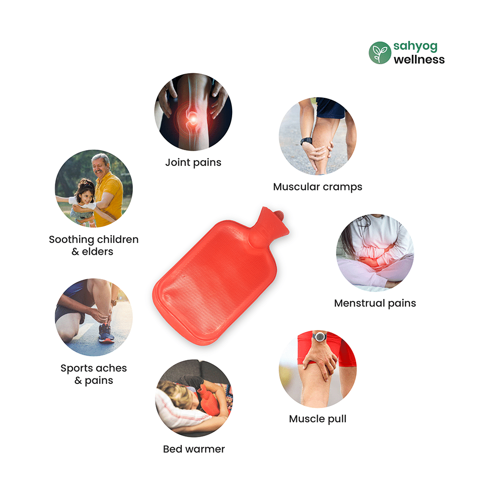 Sahyog Wellness Red Hot Water Bottle/Bag - Image 4