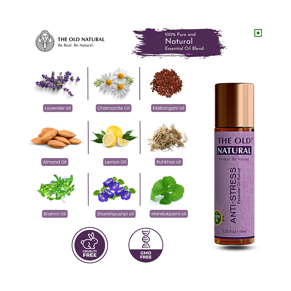 The Old Natural Anti-Stress Essential Oil Roll-On - Image 5