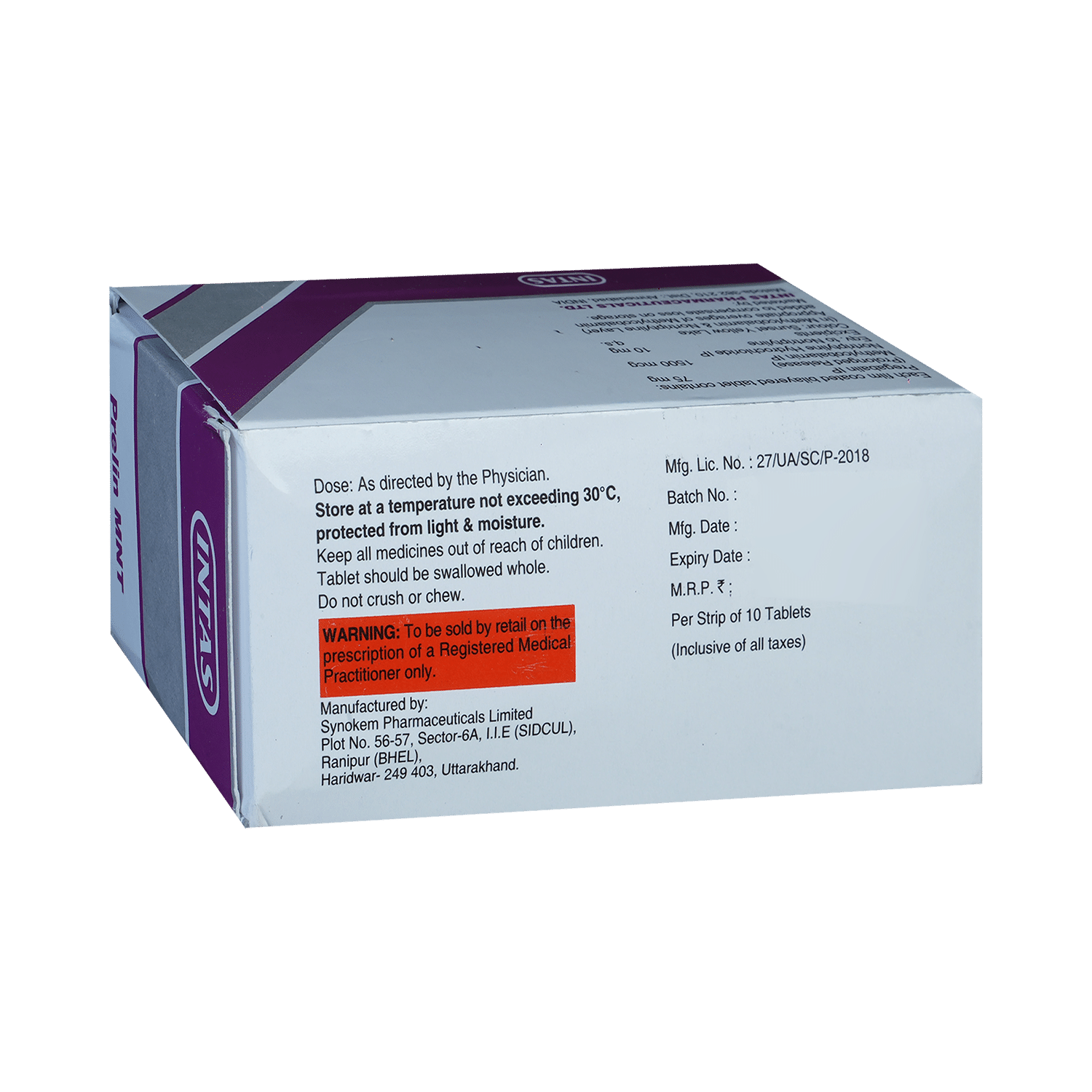 Prelin MNT Tablet - Image 3