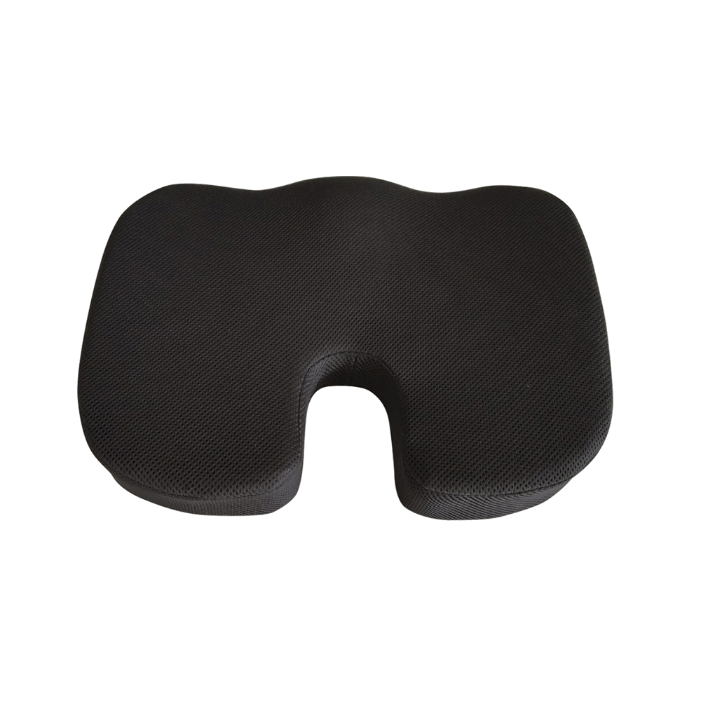 The White Willow Coccyx Orthopedic Seat Cushion Black Hard Foam - Image 5
