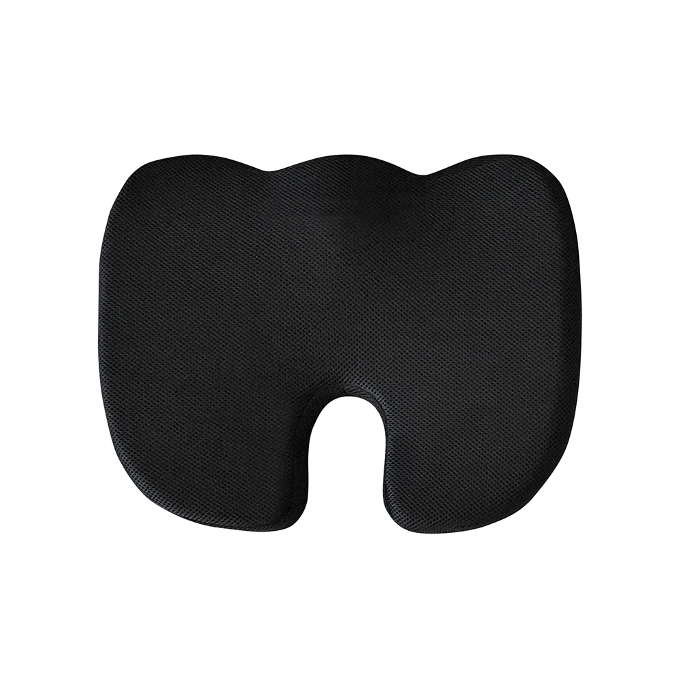 The White Willow Coccyx Orthopedic Seat Cushion Black Hard Foam - Image 3
