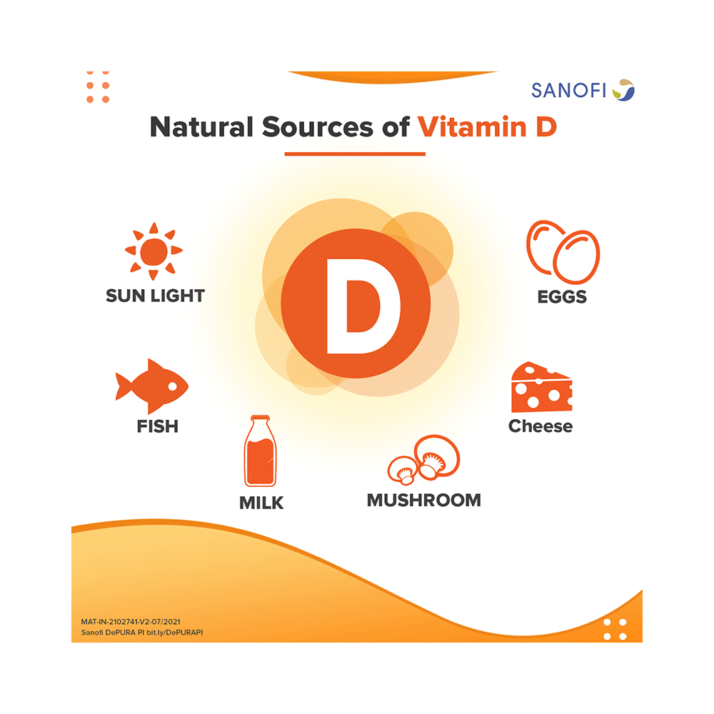Combo Pack of Depura 60000 IU Vitamin D3 Oral Solution Sugar Free (5ml) & Depura Kids Nano Drop (15ml) - Image 11