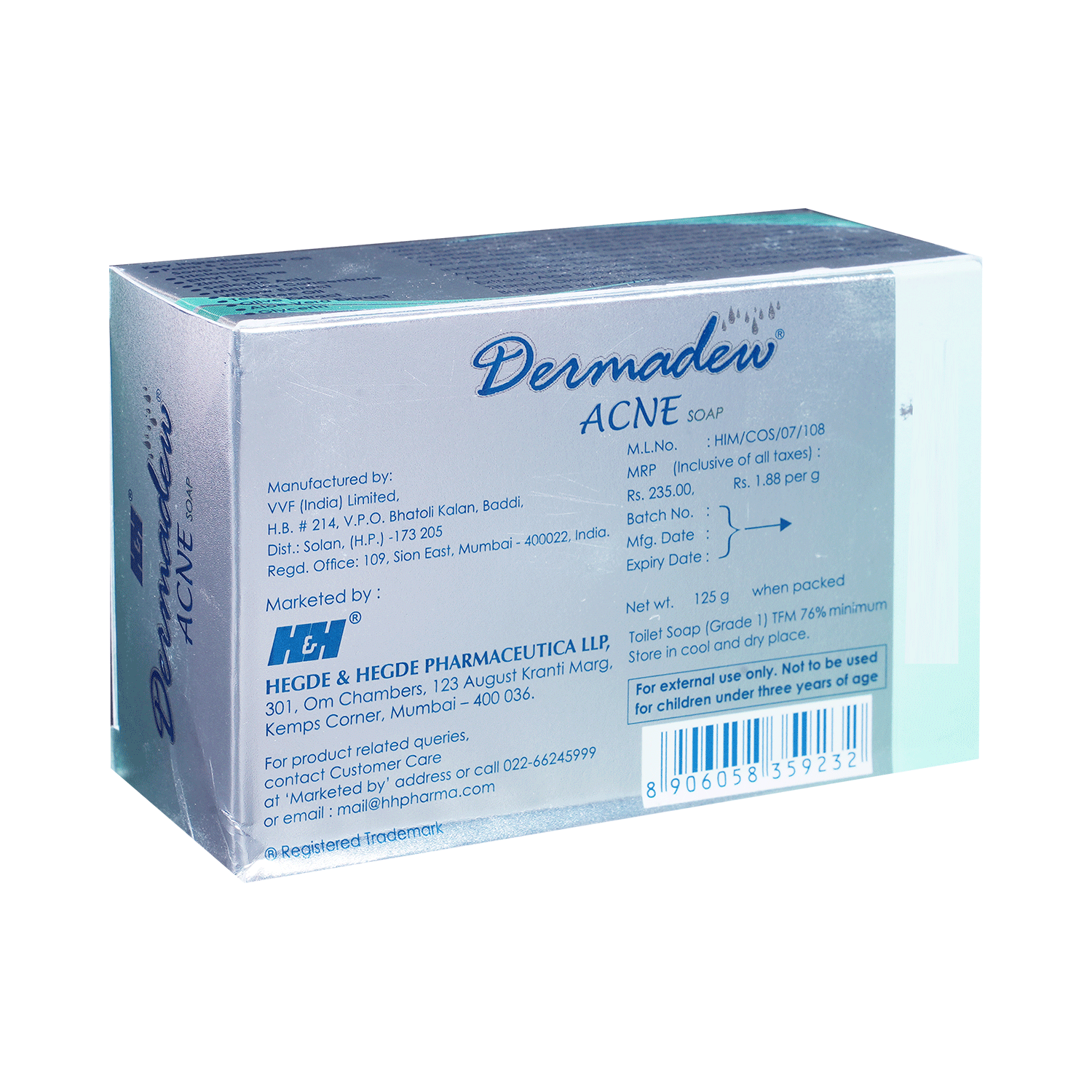Dermadew Acne Soap - Image 3
