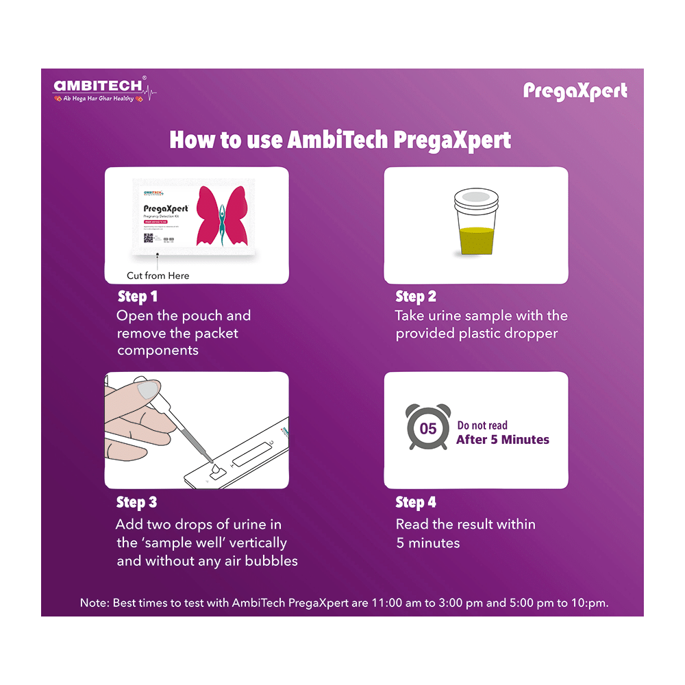 Ambitech PregaXpert Pregnancy Detection Kit - Image 3