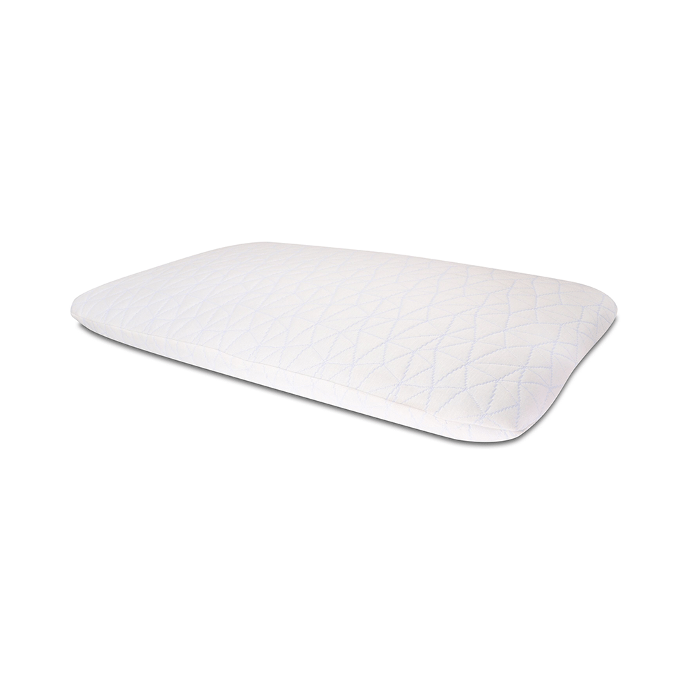 Sleepsia Standard Memory Foam Infused Gel Pillow Medium Bamboo Fabric - Image 1