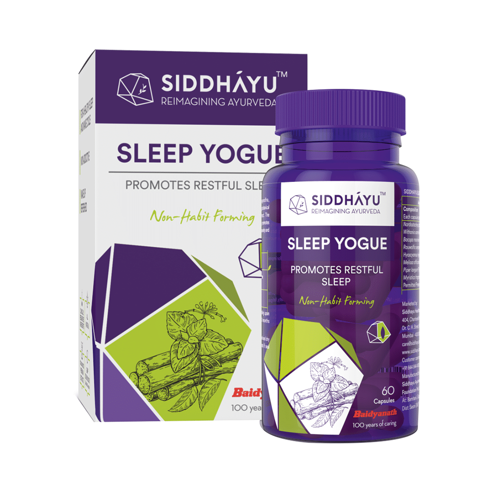 Siddhayu Sleep Yogue Promotes Restful Sleep Capsule - Image 1