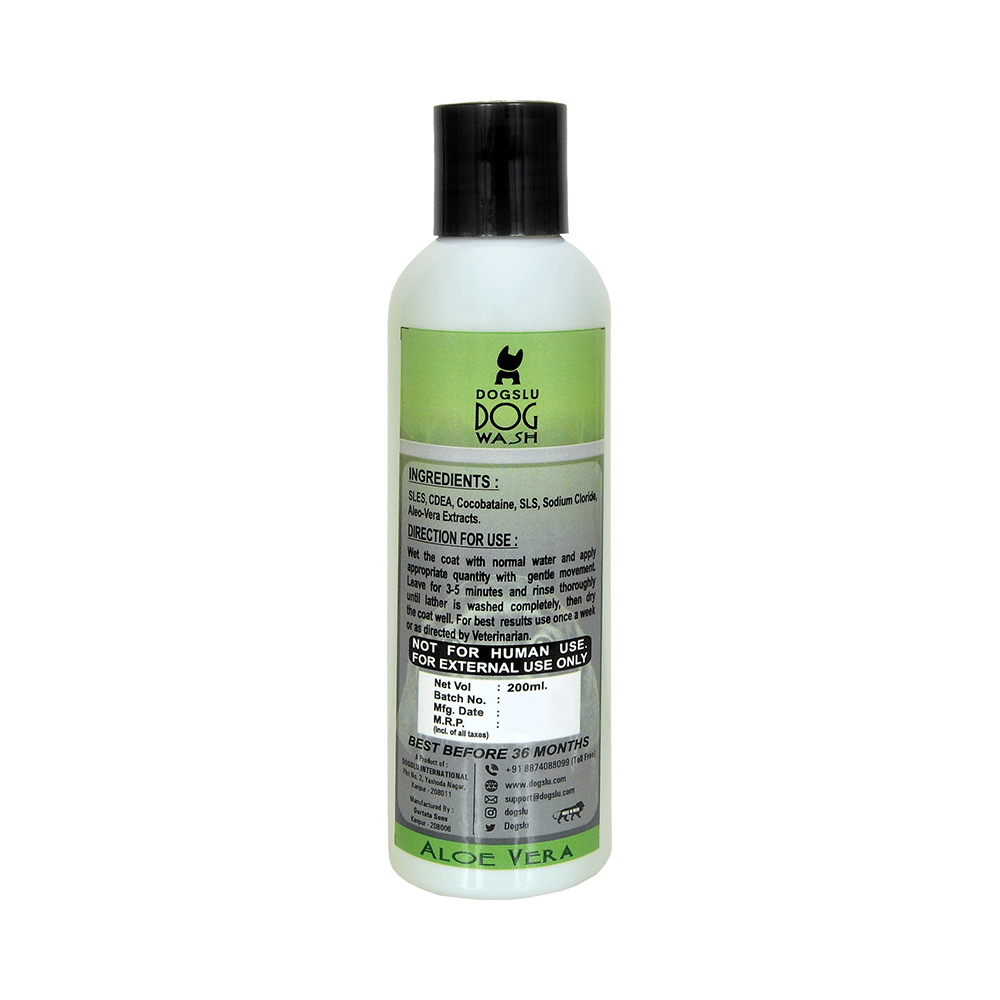 Dogslu Dog Wash Shampoo Aloe Vera - Image 2
