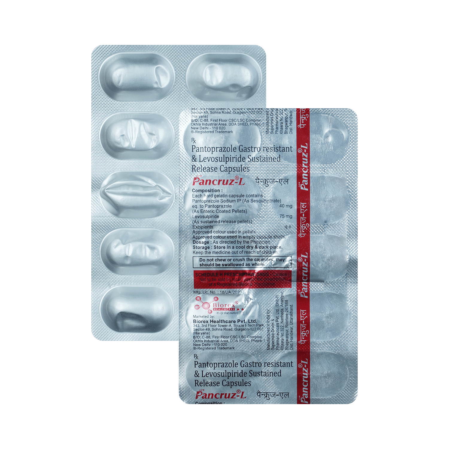 Pancruz L 75mg/40mg Capsule