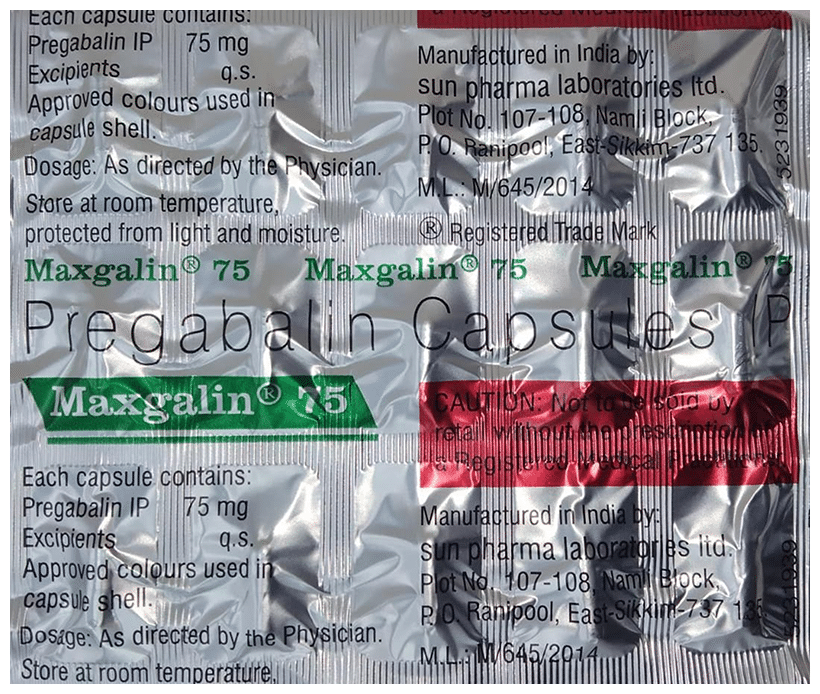 Maxgalin 75 Capsule - Image 1
