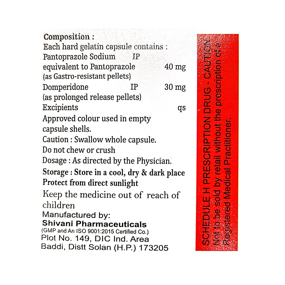 Pantrip D 30mg/40mg Capsule SR - Image 2