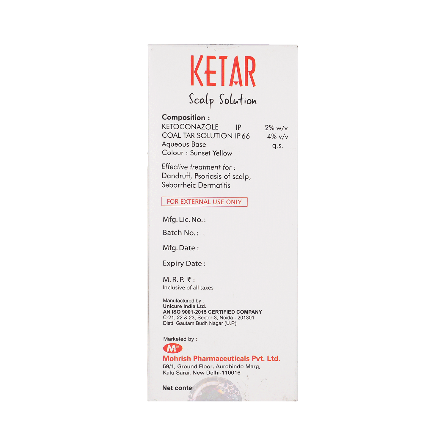 Ketar Scalp Solution - Image 3