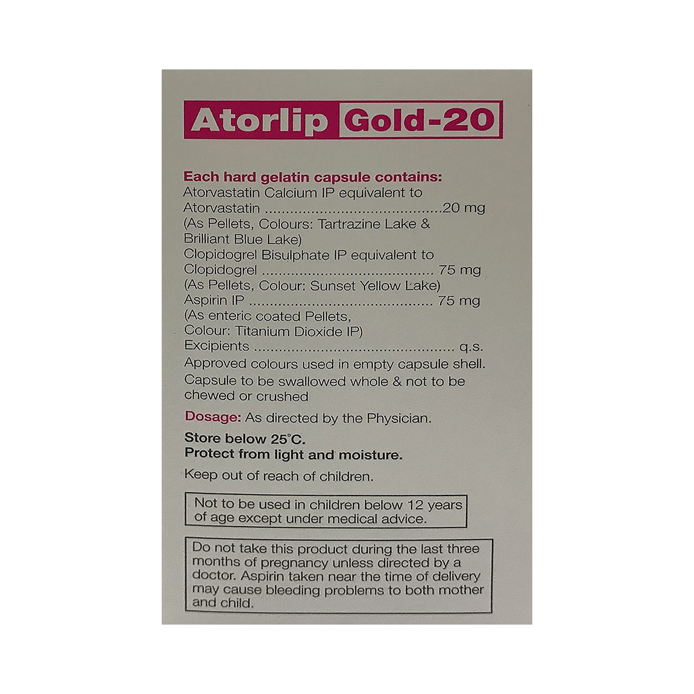 Atorlip Gold 20 Capsule - Image 2