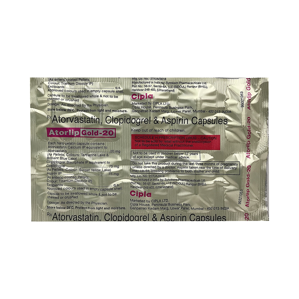 Atorlip Gold 20 Capsule - Image 3