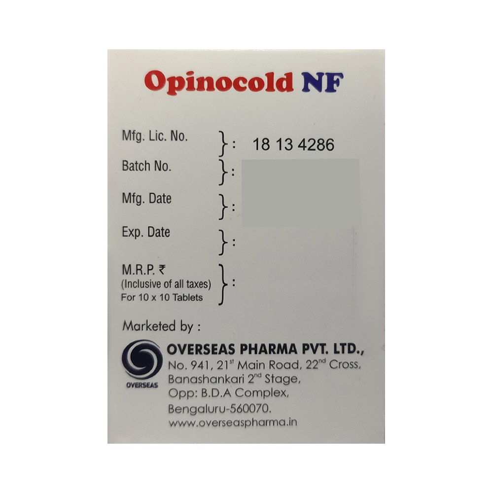 Opinocold NF Tablet - Image 3