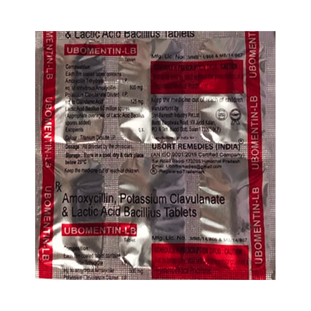 Ubomentin-LB Tablet - Image 4