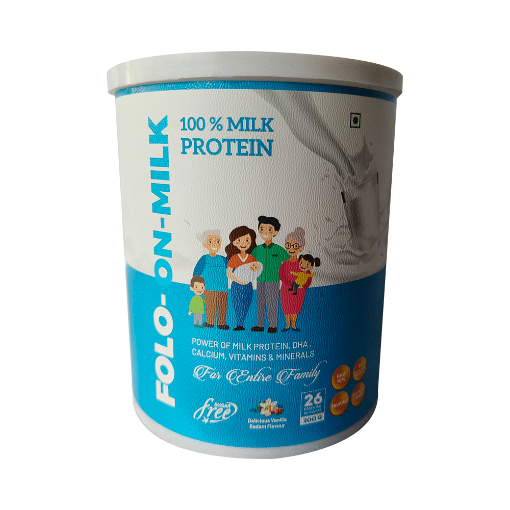 Folo-On-Milk Powder Delicious Vanilla Sugar Free - Image 1