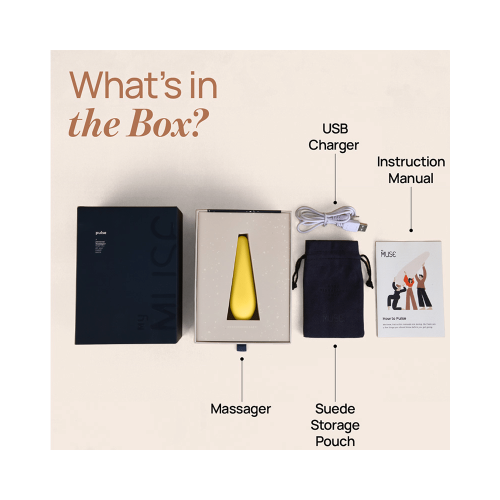MyMuse Pulse Personal Massager Lemon Tart - Image 5