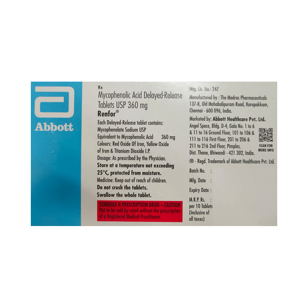 Renfor 360mg Tablet - Image 2