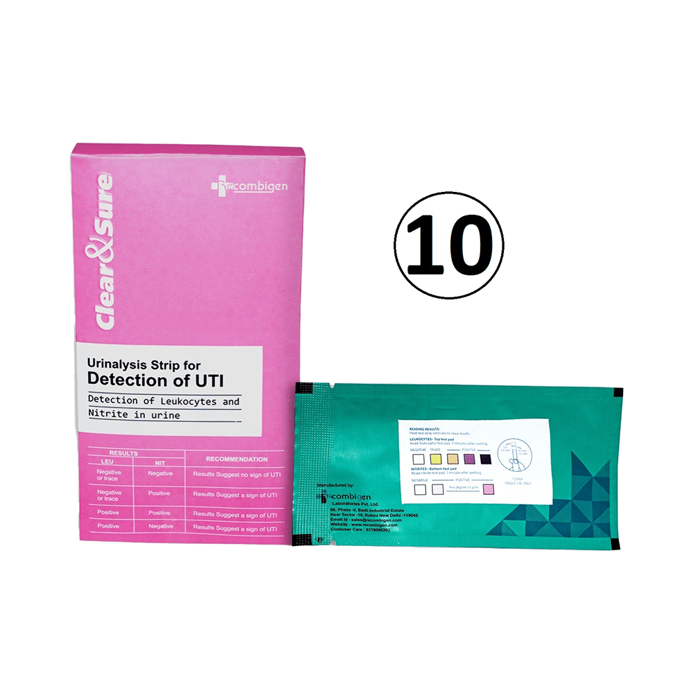 Clear & Sure Urinalysis Strip for Detection for UTI Antibody Test Kit