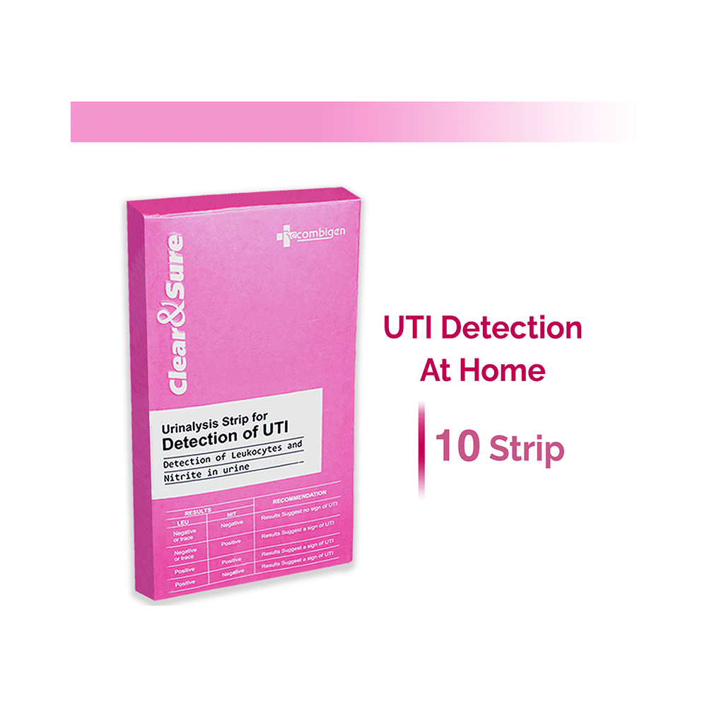 Clear & Sure Urinalysis Strip for Detection for UTI Antibody Test Kit - Image 4