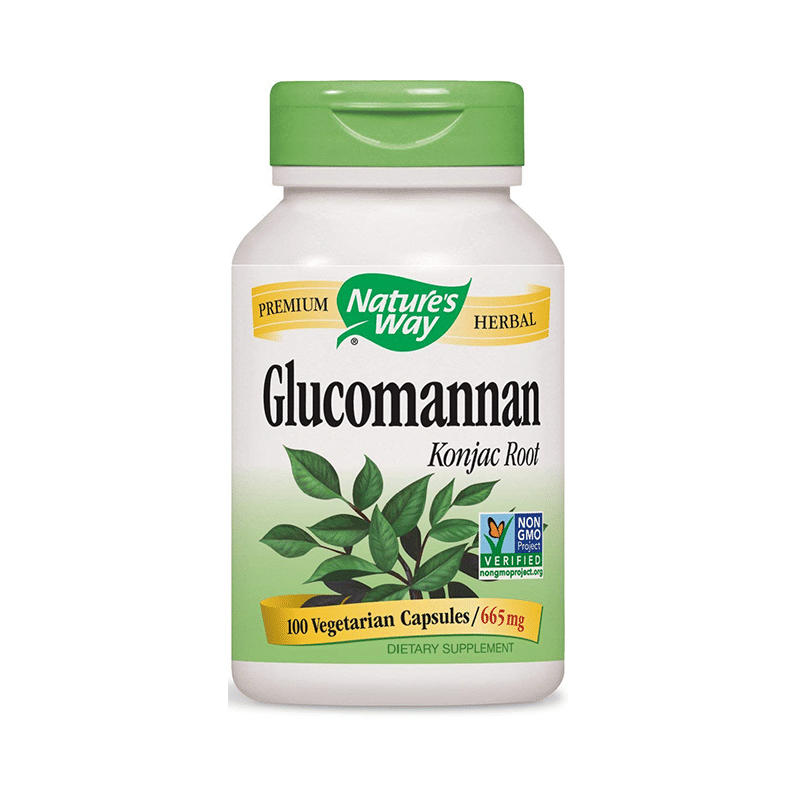 Nature's Way Glucomannan Konjac Root 665mg Vegetarian Capsule - Image 1