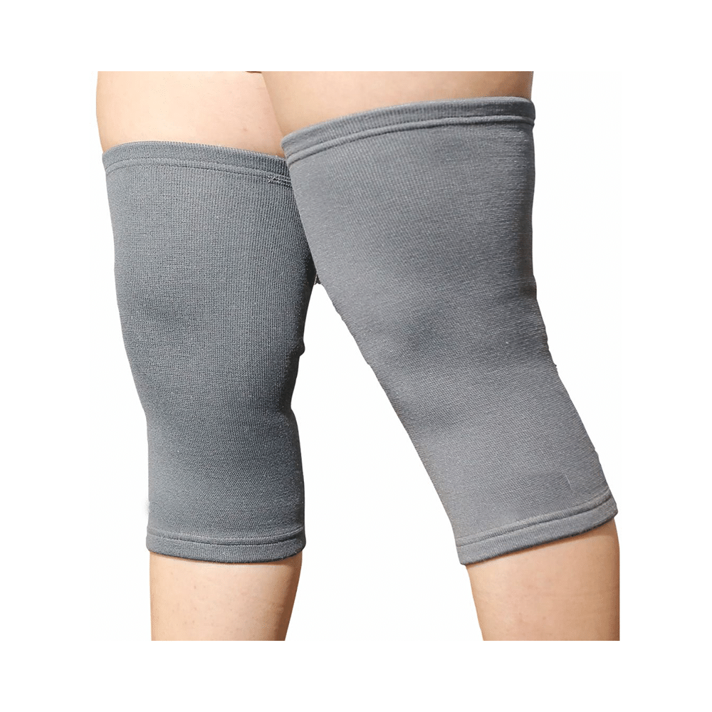 Fidelis Healthcare Knee Cap 4 Way Pair XXL Grey - Image 1