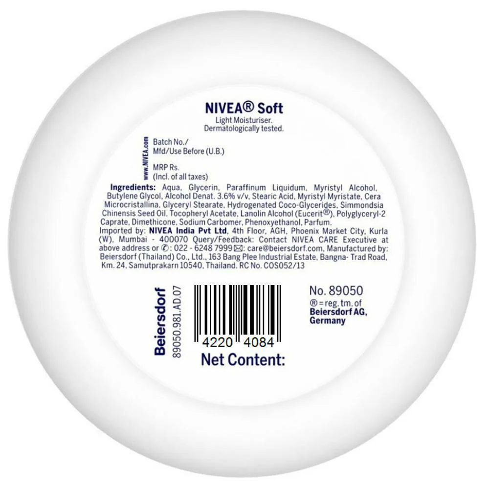 Nivea Soft Light Moisturiser Cream - Image 2