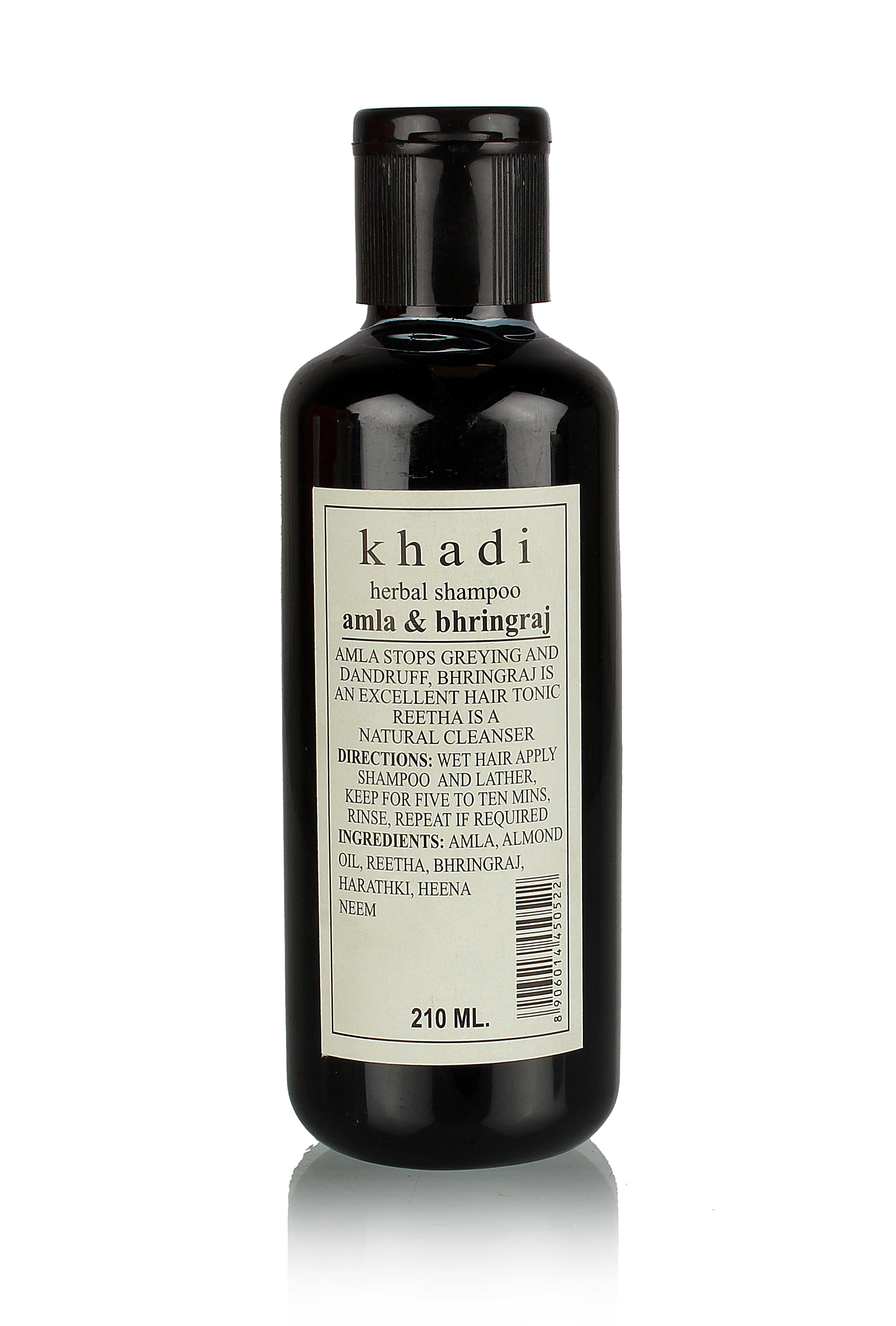 Khadi Herbal Amla & Bhringraj SLS Paraben Free Shampoo - Image 1