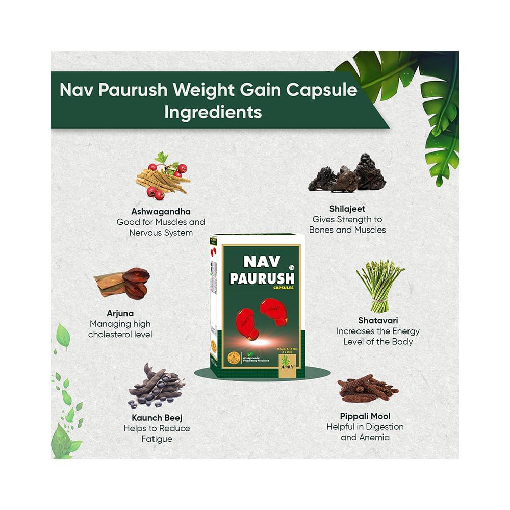 Ambic Nav Paurush Pack of 30 Capsule & 30 Tablet - Image 3