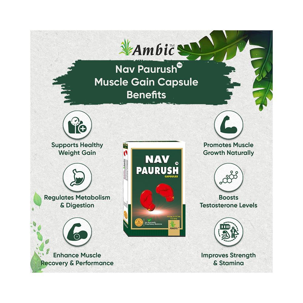 Ambic Nav Paurush Pack of 30 Capsule & 30 Tablet - Image 4