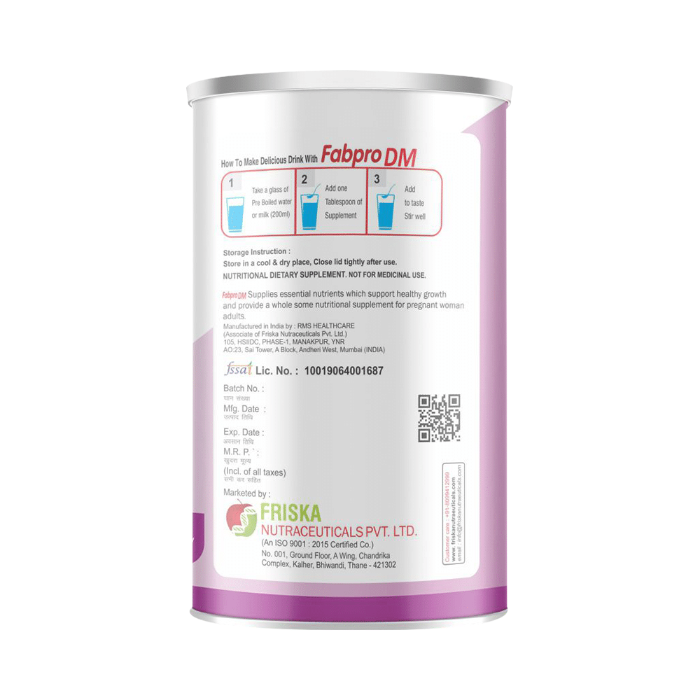 Fabpro-DM Powder Sugar Free Vanilla - Image 2