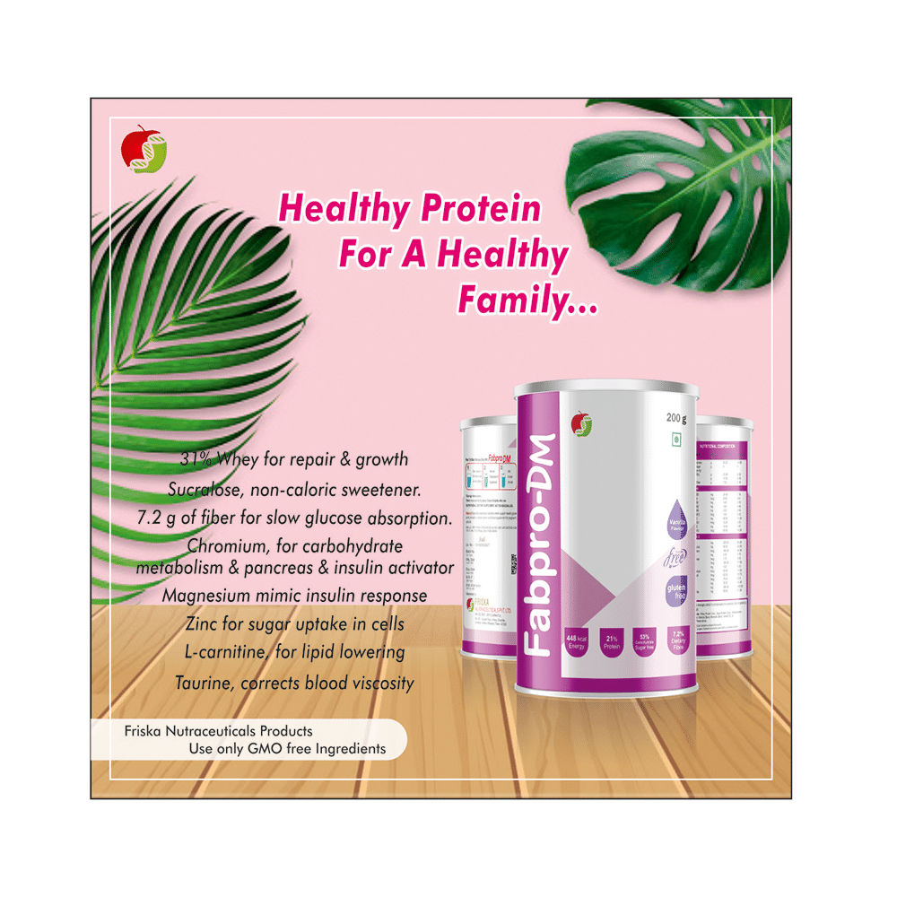 Fabpro-DM Powder Sugar Free Vanilla - Image 6