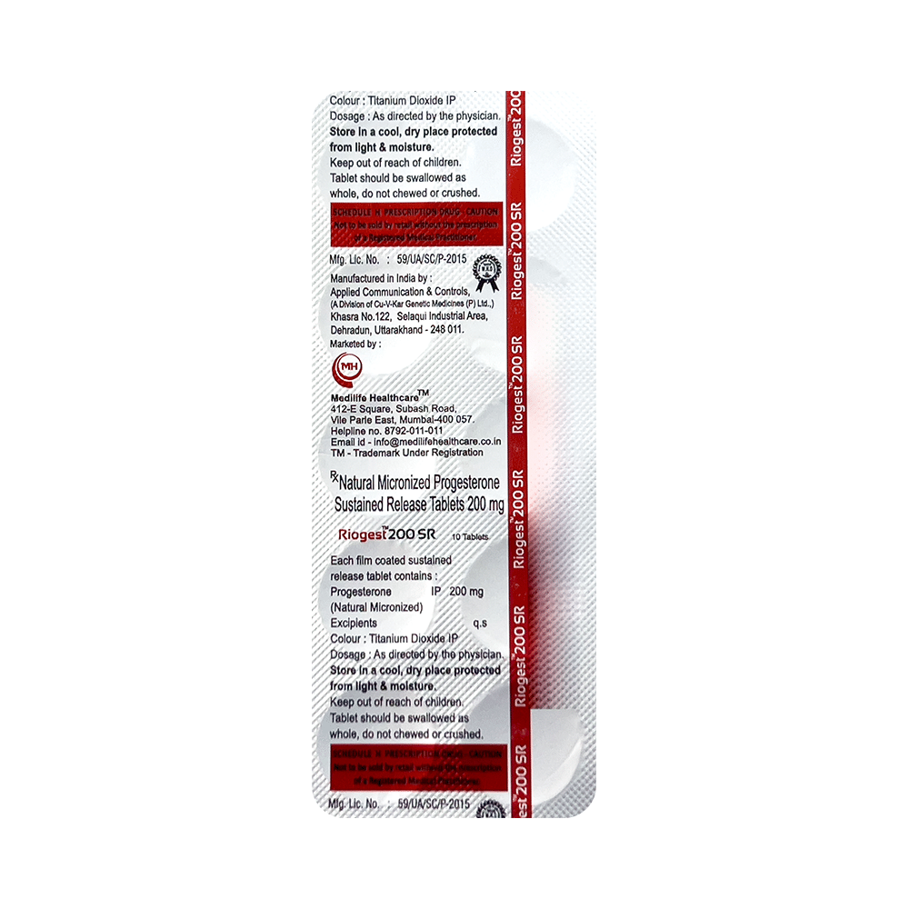 Riogest 200 SR Tablet - Image 2