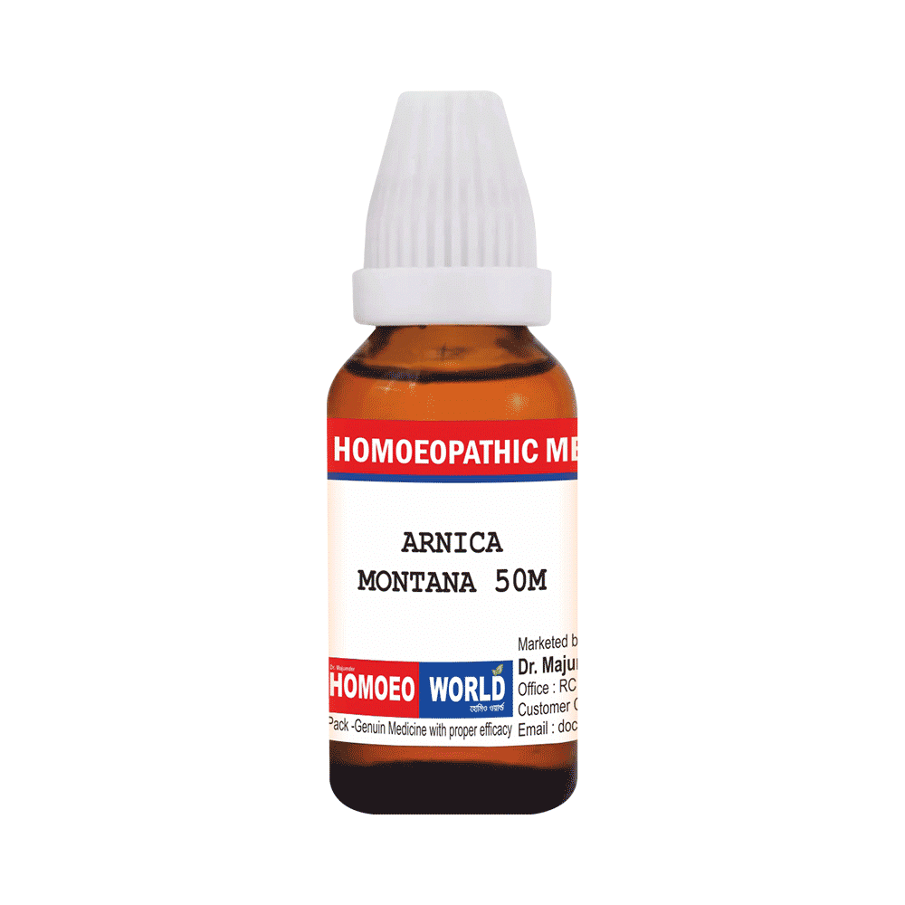 Dr. Majumder Homeo World Arnica Montana Dilution(30ml Each) 50M - Image 1