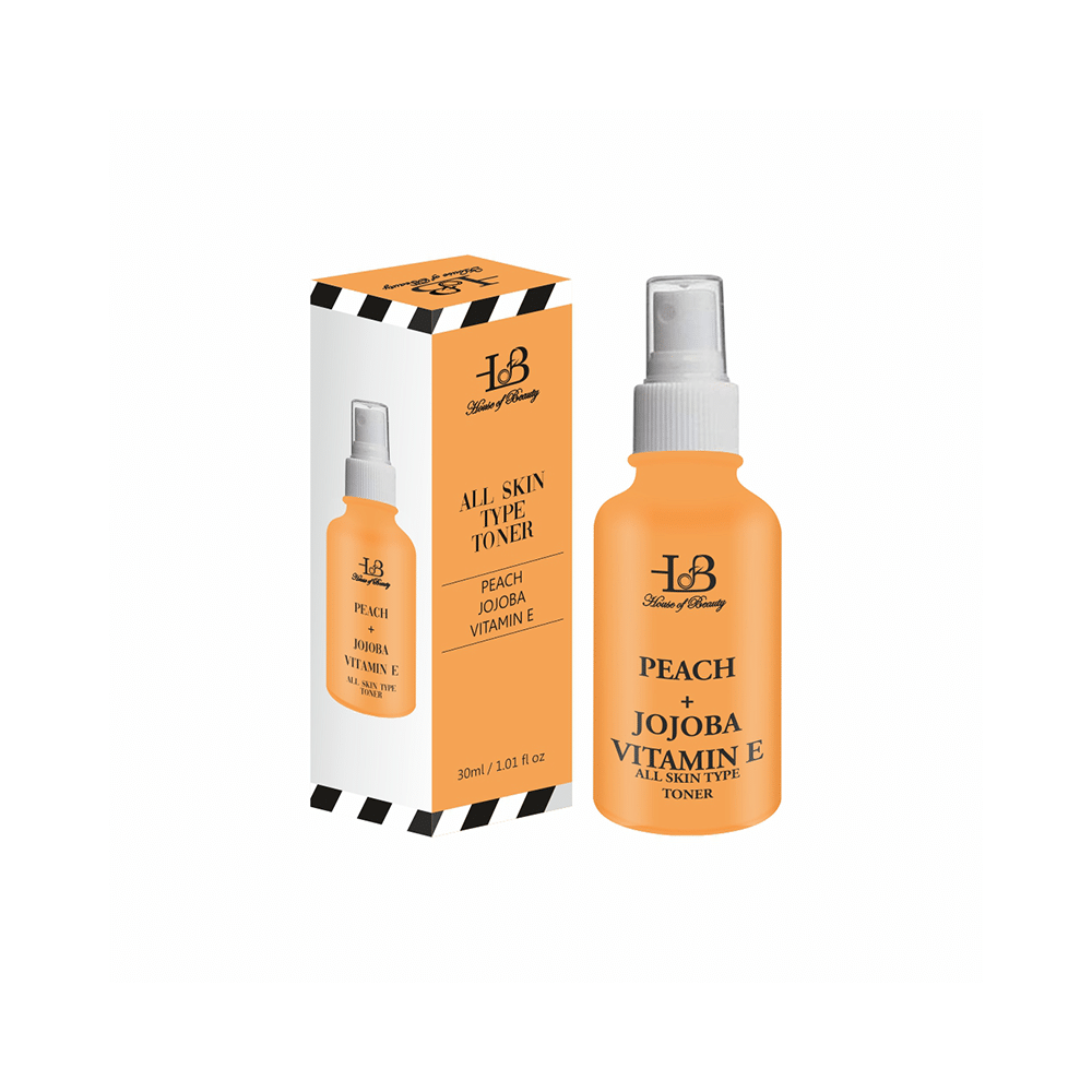 House of Beauty Peach + Jojoba Vitamin E All Skin Type Toner - Image 1
