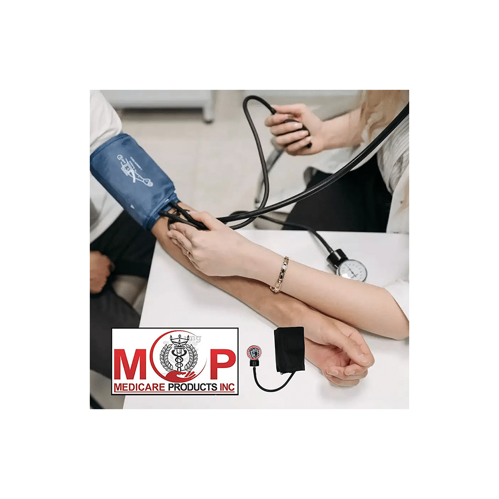 MCP Aneroid Type Manual Blood Pressure Monitor Sphygmomanometer Red and Black - Image 4