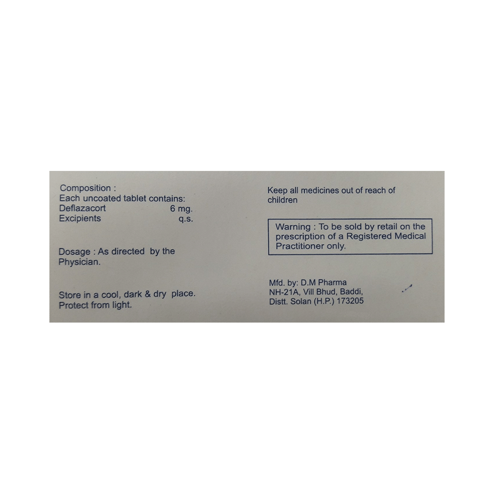 Deflosis 6mg Tablet - Image 2