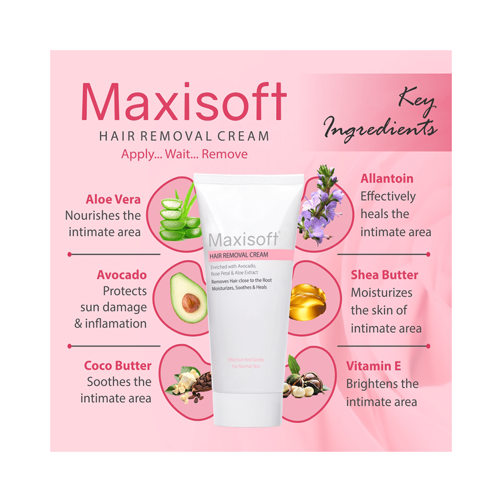 Maxisoft Hair Removal Cream (60gm Each) - Image 5