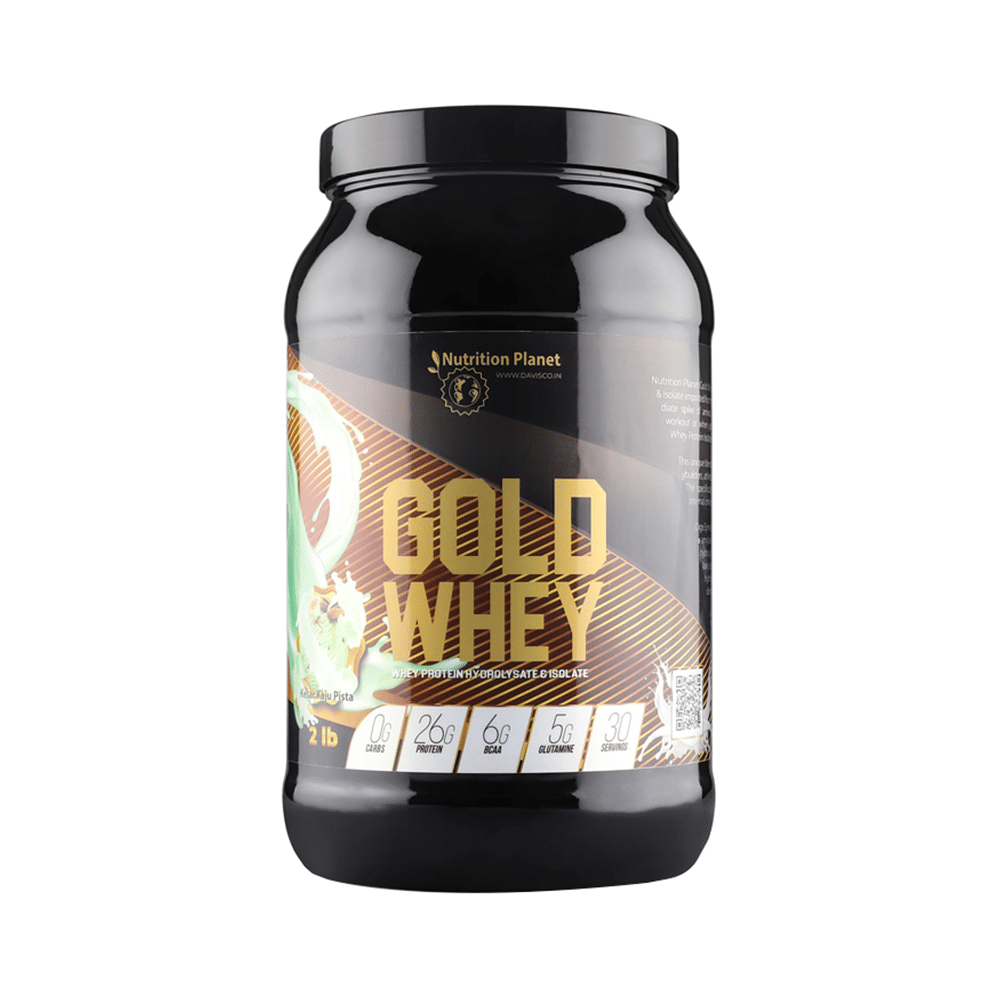 Nutrition Planet Gold Whey Powder Kesar Kaju Pista