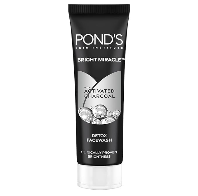 POND'S Bright Miracle Activated Charcoal Detox Facewash - Image 1