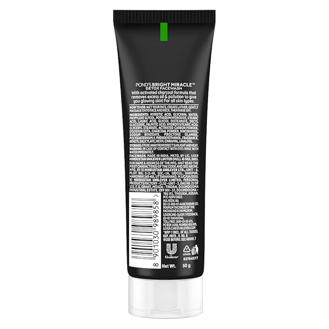 POND'S Bright Miracle Activated Charcoal Detox Facewash - Image 2