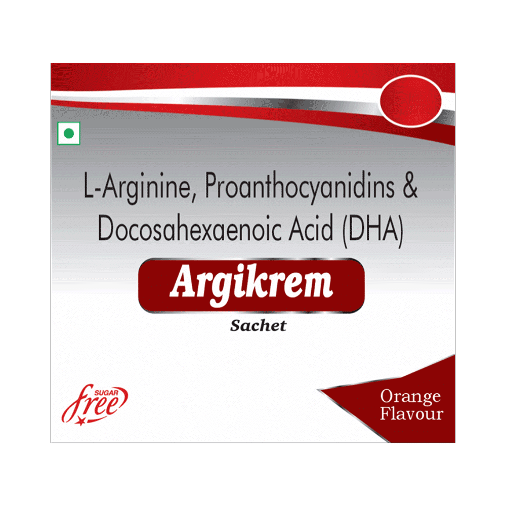 Argikrem Sachet Orange Sugar Free