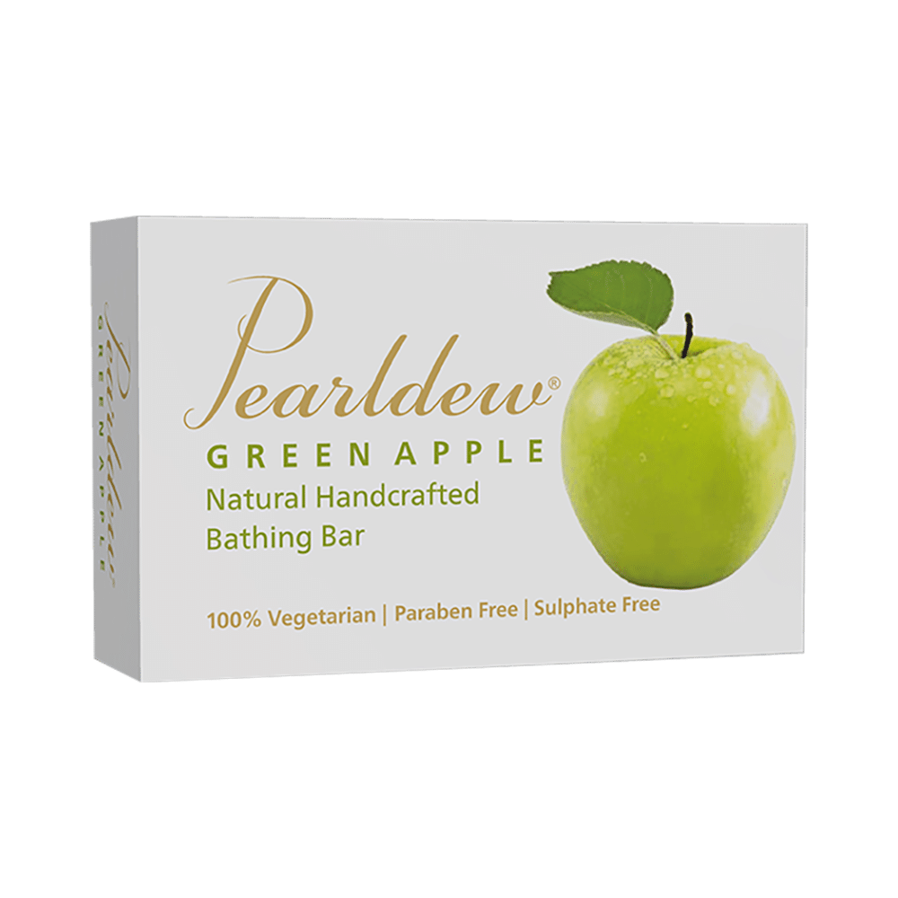 Pearldew Green Apple Natural Handcrafted Bathing Bar - Image 1