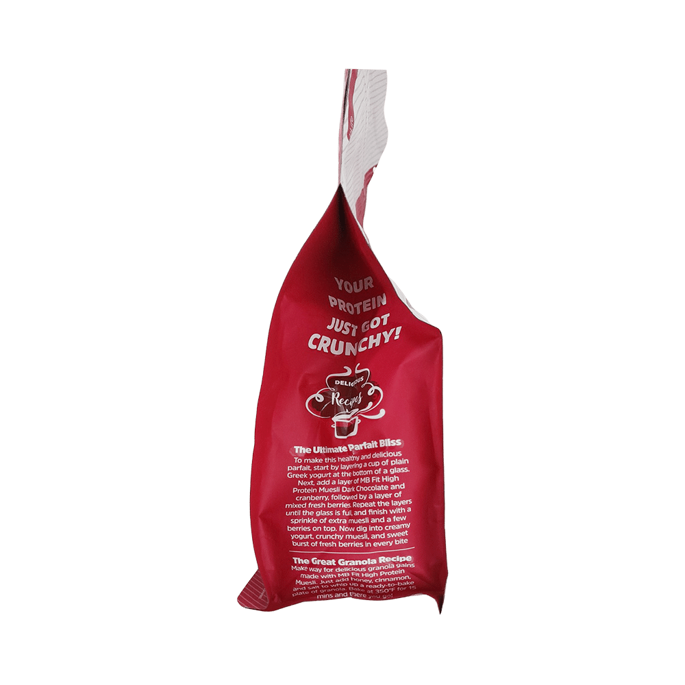 MuscleBlaze Fit High Protein Muesli 22 g Protein | Flavour Dark Chocolate & Cranberry - Image 3