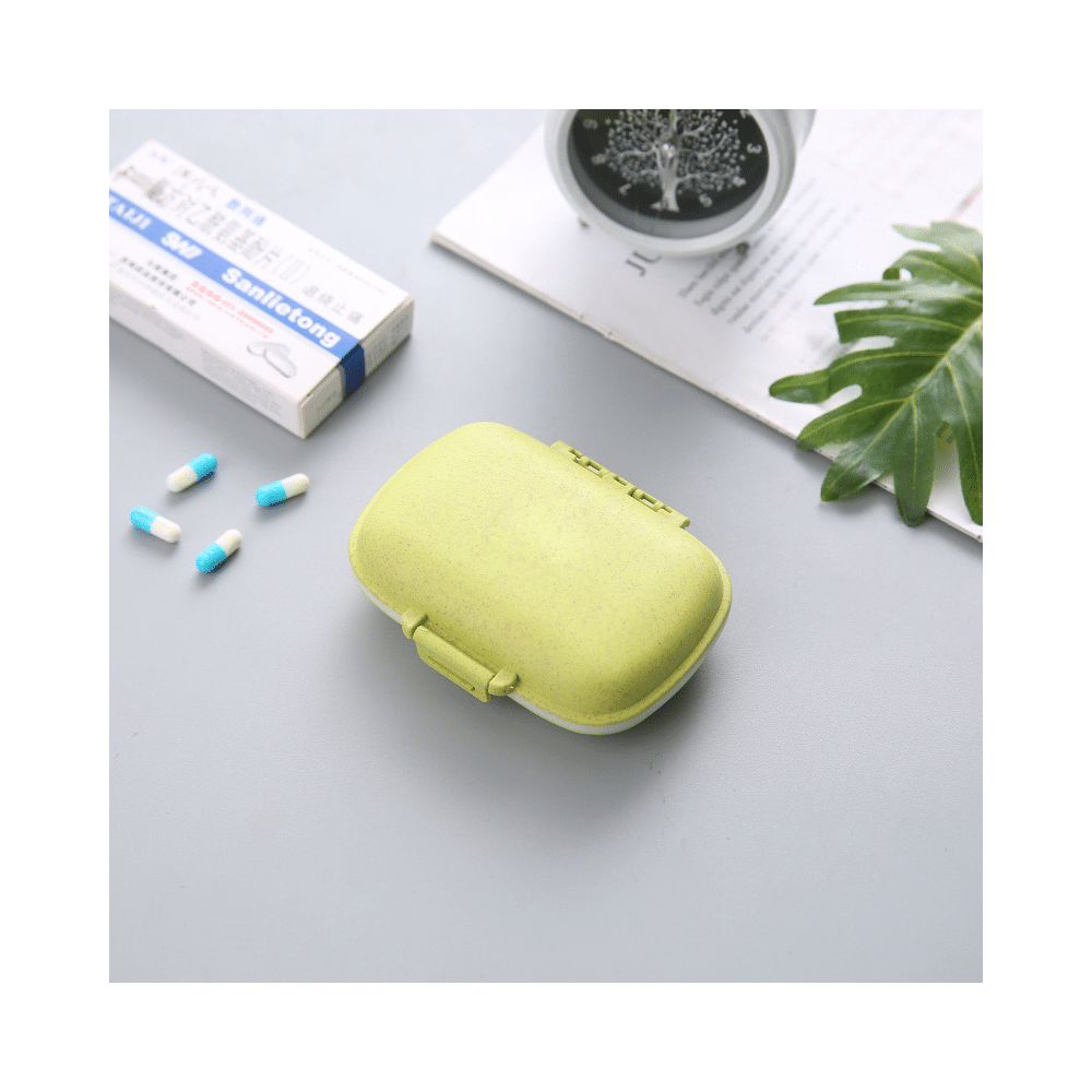 Cozy Nose Medicine Organizer Storage Box with 8 Compartments Green - Image 2