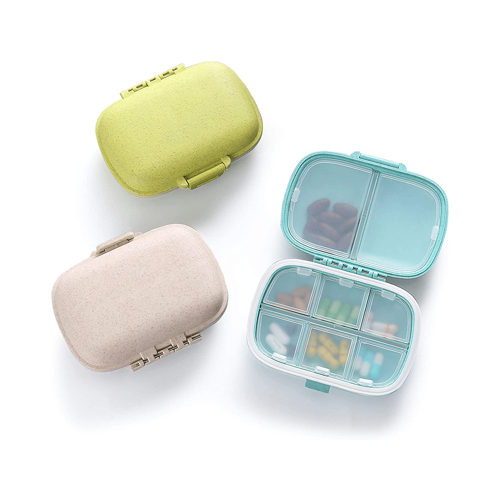 Cozy Nose Medicine Organizer Storage Box with 8 Compartments Green - Image 3