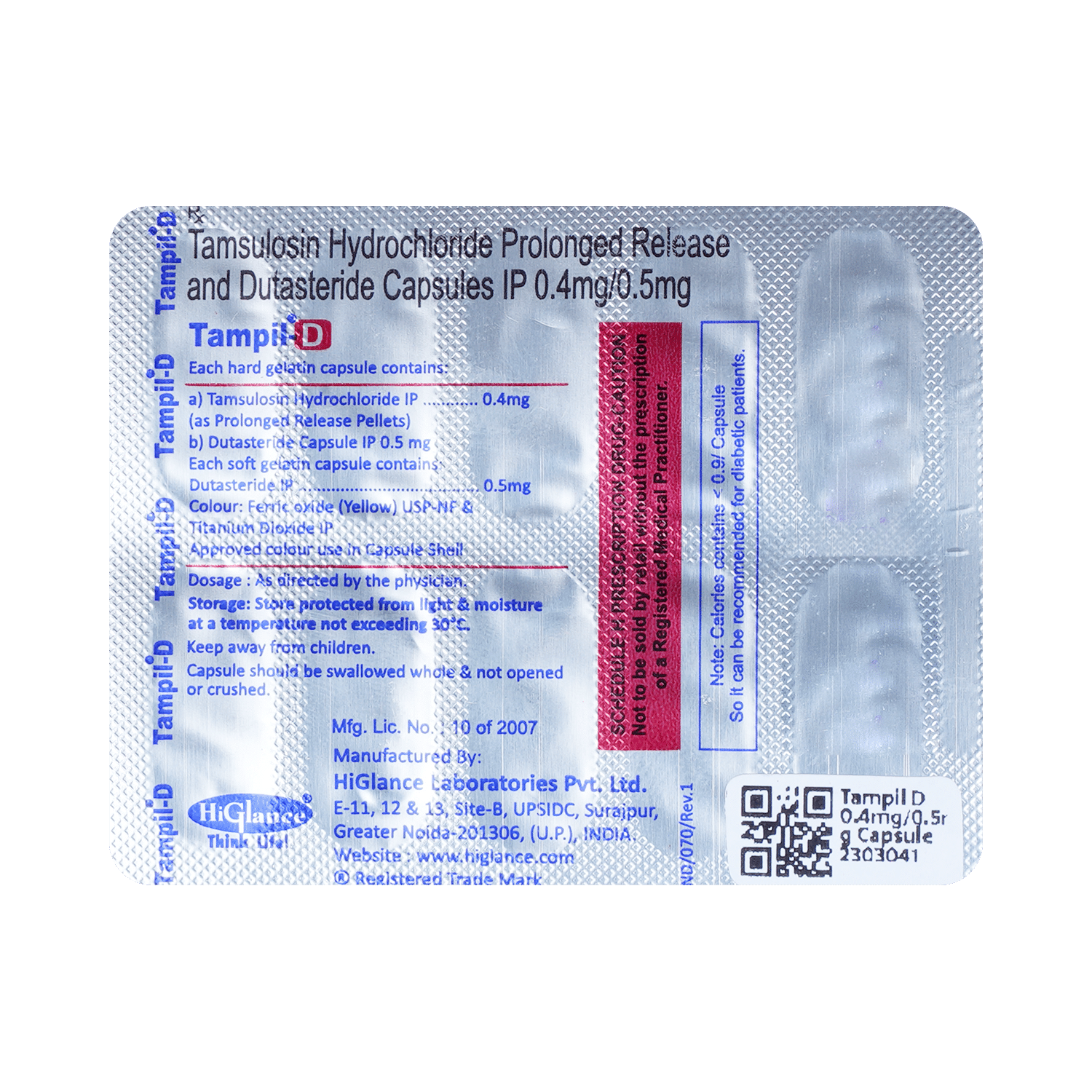 Tampil D 0.4mg/0.5mg Capsule PR - Image 6